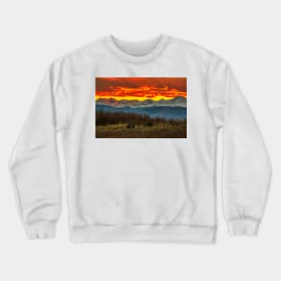 Indian Peaks Sunset Crewneck Sweatshirt